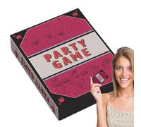 Anloximt Game di festa, gioco di carte - Divertimento più giocatori multipli 50x carte da tavolo in inglese,Gioco da tavolo con sfide e domande esilaranti per il campeggio, indoor
