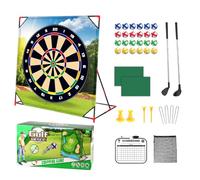 Anloximt Gioco di abilità - Bastone Chip Golf Set da Gioco, Adatto alla Famiglia con Tappetino per Mettere in Interni ed Esterni