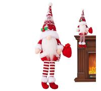 Anloximt Gnomi di Peluche Natalizi - Decorazione Gnomo | Gnomi di Peluche con Gambe Lunghe Nano Sitter Decor Gnomi Peluche Natale Gnomo Senza Volto Bambola Tomte Elfo per Decorazioni per Feste