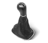 Anlseiod Cuffia Cambio 6 Marce per O.pel Corsa D 2006-2014 Corsa E 2014-2019 Adam M13 2012-2019 Pomello Cambio Manuale+Cuffia Leva Cambio+Ghiera Telaio Cuciture Nere Cambio Kit 009140093 19276456