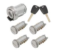 Anlseiod KIT 4 Serrures Portes barillets + neiman pour Fi.at Panda Punto Doblo 500 Alfa Romeo 156.d'allumage à barillet clés Lame SIP22