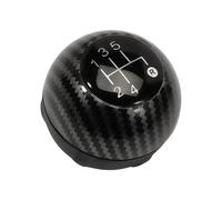 Anlseiod Pomello Leva Cambio 5 marce per Fiat 500/500C 2007-2018,Design Fibra Carbonio ABS Robusto,Adattamento Perfetto,Impugnatura Antiscivolo,Sensazione Cambio Migliorata,Installazione Plug and Play