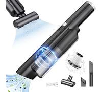 Anluomafuy Aspirabriciole Senza Fili Potente, Aspirapolvere Portatile, Aspira Briciole Elettrico, Con Filtro Lavabile/Stazione di Ricarica/Spazzola per Pavimenti, Casa, Ufficio, Aspira Peli Cane