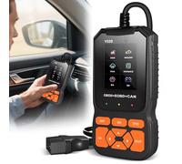 Anluomafuy OBD2 Auto Diagnostica, Diagnosi Auto Professionale, Lettore di Codici Cancellazione Codici di Errore, Spia Motore di Controllo, OBD Scanner, Supporta 10 Lingue