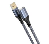 ANMIEL Cavo di prolunga USB 3M intrecciato tipo A maschio a femmina per trasferimento dati - Flash Drive/HDD/stampante/webcam