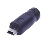 ANMITI Adattatore Alimentazione Professionale DC5, 5x2, 1mm, Adattatore convertitore da Femmina a Maschio Soluzione Cablaggio Alimentazione con connettore DC5521 a USB/USB/Tipo-C