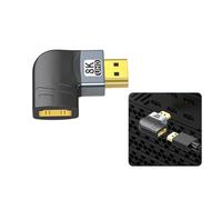 ANMITI Adattatore da HDTV2.1 a 8K in metallo con connettori placcati in oro e struttura a prova interferenze per uno streaming fluido della telecamera Connettore per streaming live