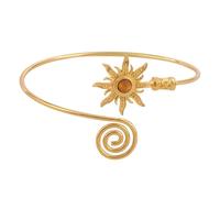 ANMITI Bracciale retrò multiuso con disegni a forma e pietra turchese regolabile per adattarsi a robusti materiali metallici, gioielli retrò