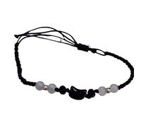 ANMITI Braccialetti acromatici con gatti opposti con paillettes Braccialetti anallergici con vestibilità casual Segno zodiacale Anno presente Bracciali con perline