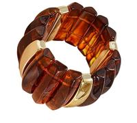 ANMITI Braccialetto creatività moderna e grumosa a catena larga, sottile, permanente, in poliacrilato, per gioielli a mano, piani incoerenti tutti i giorni