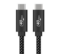 ANMITI Cavo Ricarica da USB C a USB C PD100W per Disco Rigido del Cellulare Portatile Thunderbolt4 8K a 60 Hz Display Estensione USB4 Prolunga del Cavo Ricarica