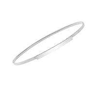 ANMITI Cintura in vita flessibile in metallo per le donne Lady elastico sottile design ornamento in vita migliora il fascino per abiti da donna catena, Argento 13 cm, Taglia unica
