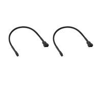 ANMITI Confezione da 2 cavi splitter per ventola a 3/2/1 vie 4 pin PWM da 24,8 cm, cavo di prolunga per ventola del PC per un migliore raffreddamento
