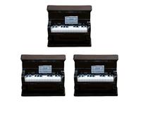 ANMITI Confezione da 3 Piccole Decorazioni per sgabelli per Chitarra e Pianoforte in Resina, perfette per Decorare la Stanza delle Ragazze