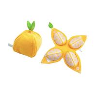 ANMITI Giocattolo da fiuto per l ' Alimentazione del Cane per Cani Puzzle interattivo con Mandarino farcito per addestramento da Masticare per Cuccioli Gioco per Cani per Taglia