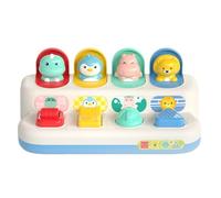 ANMITI Gioco da Tavolo per attività scoppiettanti Giocattolo educativo per Viaggi per Bambini e Uso Domestico Scheda cognitiva a Colori per l ' apprendimento precoce attività scoppiettamento