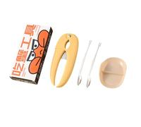 ANMITI Strumento per Frutti Mare qualità Professionale, comprese chele Granchio e Vassoio portaoggetti per ristoranti e cucine domestiche, Attrezzatura ergonomica per gamberetti