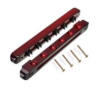 ANMITI Supporto per Stecca da Biliardo per Contenere 6 Stecche da Biliardo per Giocatore Biliardo, Montaggio a Parete, Clip per Rack in Legno Duro, Montaggio a Parete