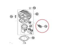 ANMMORTIZZATORE MANICO MOTOSEGA DOLMAR/MAKITA PS 500 61 00 6400 E ALTRI