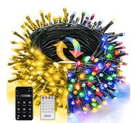 Anmossi Luci Natale Intelligenti,30m 300 LED Catena Luci,Controllo Tramite APP,Sincronizzazione Musicale,Lucine da Giardino Impermeabile per Adatto a Giardino,Feste,Natale,Bianco Caldo e Colorato