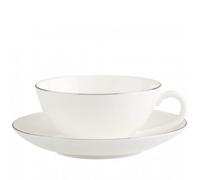 Anmut Platinum, Tazza Tè con piatto in porcellana