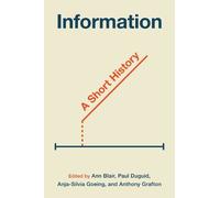 Ann Blair Paul Duguid Information (Tascabile)