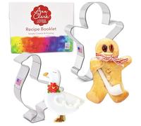Ann Clark Cookie Cutters Martinstag - Set da 2 pezzi, motivo: omino di pan di zenzero