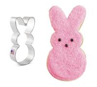 Ann Clark Cookie Cutters Stampino per biscotti a forma di lepre, 1 cm Argento