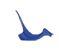 Ann Devine Reggiseno aperto pizzo blu Size 75B