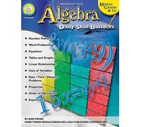 Ann Fisher Algebra, Grades 6 - 12 (Tascabile) Daily Skill Builders