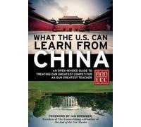 Ann Lee What the U.S. Can Learn from China: An Open-Minded Gu (Copertina rigida)