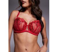 Ann Summers Coppe Grandi - Desiring Decadence - Reggiseno a balconcino non imbottito rosso 40F