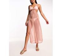 Ann Summers - Copricostume estivo da spiaggia oro rosa M/L
