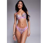 Ann Summers - Euphoric - Reggiseno a balconcino color rosa pallido non imbottito 32DD