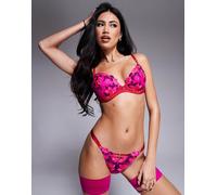 Ann Summers - Everlasting Love - Reggiseno scollo profondo rosa acceso imbottito 32B