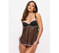 Ann Summers - Locked on Love - Babydoll nero M