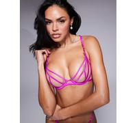 Ann Summers - Sheer Desire - Reggiseno non imbottito viola con scollo profondo 34A