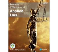 Ann Summerscale BTEC National Applied Law student book + A (Mixed Media Product)