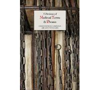 Ann Williams Christopher Cor A Dictionary of Medieval Terms and Phr (Tascabile)