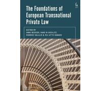 Anna Beckers The Foundations of European Transnational Privat (Copertina rigida)