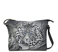 Anna by Anuschka Tracolla Slim Media, Leopardo africano, Taglia unica