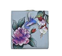 Anna by Anuschka Two Fold Wallet W/Clasp Coin Pocket, Portafoglio a Due Pieghe con Tasca Portamonete con Chiusura Donna, Gioielli da Giardino, Taglia Unica