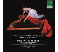 Anna Castellari Hidden Treasures - Harp Sonatas In Exile (1939 - 1972) (CD)