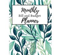 Anna Coleman Monthly Bill and Budget Planner (Tascabile)