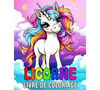 Anna Colorphil Livre Coloriage Licorne (Tascabile)