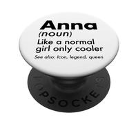 Anna come una ragazza normale solo Cooler Queen Nome PopSockets PopGrip Adesivo