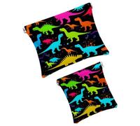 Anna Cowper Borsa cosmetica tascabile per borse, piccola borsa per il trucco in pelle, portatile, senza cerniera, portamonete e gioielli, marmo blu oro, Multicolore 15., Small and Large, Art Deco