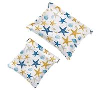 Anna Cowper Borsa cosmetica tascabile per borse, piccola borsa per il trucco in pelle, portatile, senza cerniera, portamonete e gioielli, motivo: nebulosa dell'universo, Multicolore 10., Small and