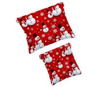 Anna Cowper Borsa cosmetica tascabile per borse, piccola borsa per il trucco in pelle, portatile, senza cerniera, portamonete, gioielli, pianeta spaziale, 2 pezzi, Multicolore 3, Small and Large, Art