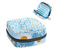 Anna Cowper Daisies - Borsa portatovaglioli igienici, per donne e ragazze, ideale come regalo per donne e ragazze